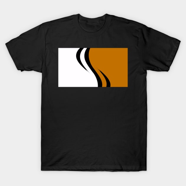 'S' Swoosh Caramel T-Shirt by MOULE